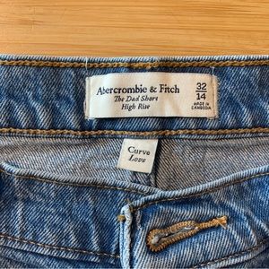 Abercrombie & Fitch The Dad Shorts Curve Love High Rise